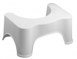 SAPHO - Kúpeľňová stolička, 39x22x17cm, biela (ST002)