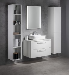 SAPHO - Kúpeľňový set CIRASA 81, biely lesk (KSET-030)