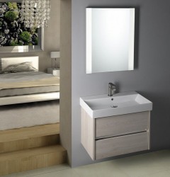 SAPHO - Kúpeľňový set NIRONA 70, dub Mocca (KSET-020)