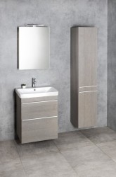 SAPHO - Kúpeľňový set SITIA 60, dub strieborný (KSET-051)