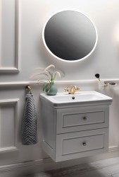 SAPHO - Kúpeľňový set VIOLETA 60, biela matná (KSET-043)