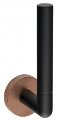 SAPHO - LARISSA držiak náhradného toaletného papiera, čierna/meď mat (WS018BC)
