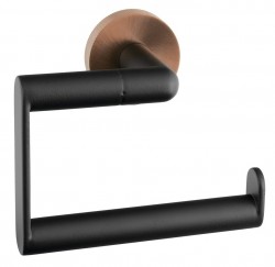 SAPHO - LARISSA držiak toaletného papiera, čierna/meď mat (WS017BC)