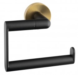 SAPHO - LARISSA držiak toaletného papiera, čierná/zlato mat (WS017BG)