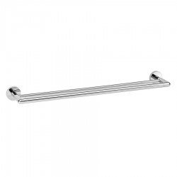 SAPHO - LARISSA dvojitý držiak uterákov 600, chróm (WS011)