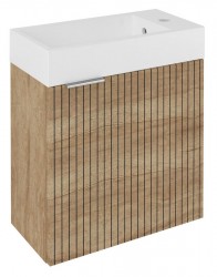 SAPHO - LATUS IV STRIP umývadlová skrinka 49,5x50x25cm, dub alabama (LT410-2322)