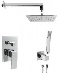SAPHO - LATUS podomietková sprchová súprava s pákovou batériou, 2 výstupy, chróm (1102-42-01)