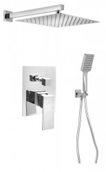 SAPHO - LATUS podomietková sprchová súprava s pákovou batériou, 2 výstupy, chróm (1102-42-03)