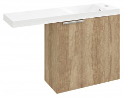 SAPHO - LATUS VI umývadlová skrinka 50x50x22 cm, pravá, dub Alabama (LT610-2222)