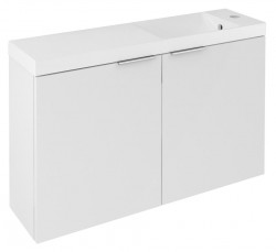 SAPHO - LATUS X umývadlová skrinka 78,8x50x22cm, biela (LT110-SET01)