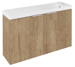 SAPHO - LATUS X umývadlová skrinka 78,8x50x22cm, dub Alabama (LT110-SET06)