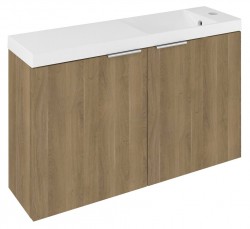 SAPHO - LATUS X umývadlová skrinka 78,8x50x22cm, dub cuneo (LT110-SET09)