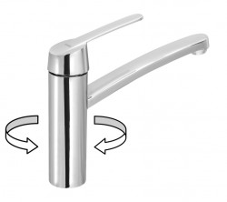 SAPHO - LISON stojanková drezová batéria, chróm (MJ125)