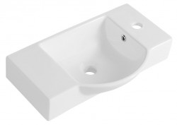 SAPHO - LITOS keramické umývadlo 55x32cm, biela (4077)