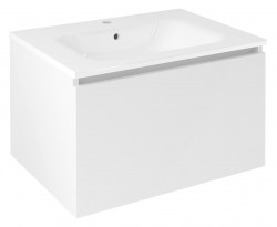 SAPHO - LOREA umývadlová skrinka 70x44x51,2cm, 1x zásuvka, biela matná (LE070-3131)