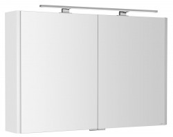 SAPHO - LUCIE galérka s LED osvetlením, 106x70x17cm, biela (LU105-0030)