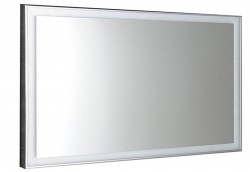 SAPHO - LUMINAR zrkadlo s LED osvetlením v ráme 1200x550 chróm (NL560)