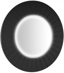 SAPHO - LUMIRO STRIP guľaté zrkadlo s LED osvetlením v ráme, priemer 90cm, carina (LR950-4141S)