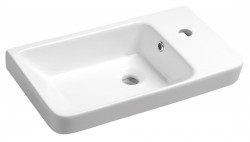SAPHO - LUXA Keramické umývadlo 55x30cm, biela (11054)