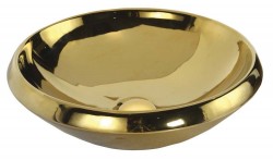 SAPHO - MINIMAL umývadlo guľaté 45cm, na dosku, zlata (MN045.00010) (MN045-AK00)