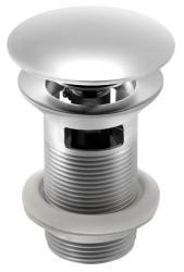 SAPHO - MINIMAL umyvadlová výpust 5/4“, click-clack, velká krytka, nerez mat (MI057)