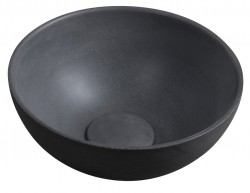 SAPHO - MINOR betónové umývadlo na dosku, priemer 26cm, antracit mat (MR26016)