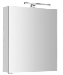 SAPHO - MIRRÓ galérka s LED osvetlením, 60x70x16cm, ľavá/pravá, biela (MC060-0030)