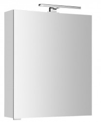 SAPHO - MIRRÓ galérka s LED osvetlením, 60x70x16cm, ľavá/pravá, biela (MC060-0030)