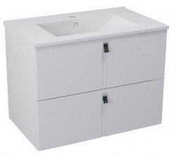 SAPHO - MITRA umývadlová skrinka 74,5x55x45,2 cm, biela (MT071)