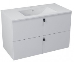 SAPHO - MITRA umývadlová skrinka 89,5x55x45,2 cm, biela (MT091)