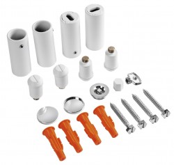 SAPHO - Montážne uchytenie na radiátor, biela mat (NDMIW)