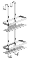 SAPHO - MYLINE závesná sprchová polička 240x490x220, nerez lesk (105T14100)