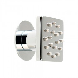 SAPHO - Nástenná sprška s otočným kĺbom, hranatá, chróm (AB536)