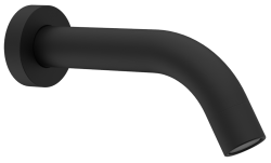 SAPHO - Nástenná výtoková hubica, 160 čierna matná (BO512)