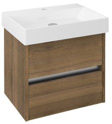 SAPHO - NIRONA umývadlová skrinka 57x51,5x43cm, dub Sherwood (NR060-1515)