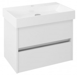 SAPHO - NIRONA umývadlová skrinka 67x51,5x43cm, biela (NR070-3030)