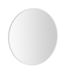SAPHO - NOTION SLIM guľaté zrkadlo v ráme, priemer 50cm, biela mat (NT500W)