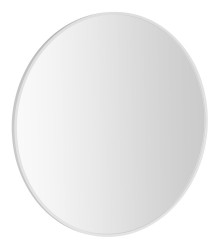 SAPHO - NOTION SLIM guľaté zrkadlo v ráme, priemer 70cm, biela mat (NT700W)