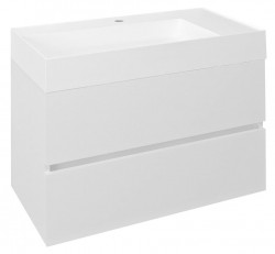 SAPHO - ODETTA umývadlová skrinka 82x50x43,5cm, biela lesk (DT085-3030)