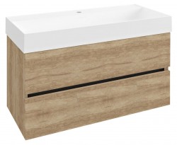 SAPHO - ODETTA umývadlová skrinka 95x50x43,5cm, dub Alabama (DT100-2222)