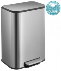 SAPHO - Odpadkový kôš 12 l, Soft Close, nerez mat (DR102)