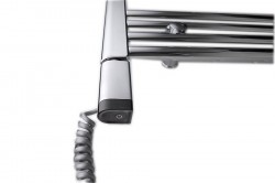 SAPHO - ONE D vykurovacia tyč s termostatom, 400 W, ľavá, chróm (ONE-DL-C-400)