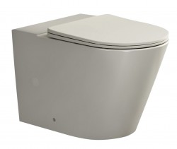 SAPHO - PACO misa pre kombi WC, Rimless, 61x38cm, spodný/zadný odpad, ivory (PC1012BE-111)