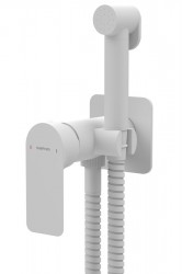SAPHO - PAX podomietková batéria s bidetovou spŕškou, biela mat (XA13/14)