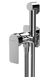 SAPHO - PAX podomietková batéria s bidetovou spŕškou, chróm (XA13)