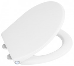 SAPHO - PHARO WC sedátko s LED osvetlením, Soft Close, Easy Take, biela (WX1315)