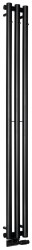 SAPHO - PILON vykurovacie teleso 196x1800, so 3 háčikmi, čierna mat (IZ128T)