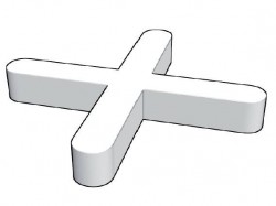 SAPHO - Plastové krížiky do obkladov, 3, 150ks (PK130)