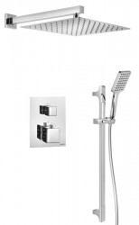 SAPHO - Podomietkový sprchový set s termostatickou batériou, box, 2 výstupy, chróm (1102-32-21)