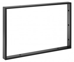 SAPHO - Podperná konzola 490x330x40, lakovaná oceľ, čierna matná (30370)